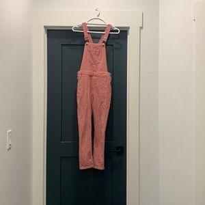 Pink Corduroy overall size 12/L in girls from ROXY. No stains